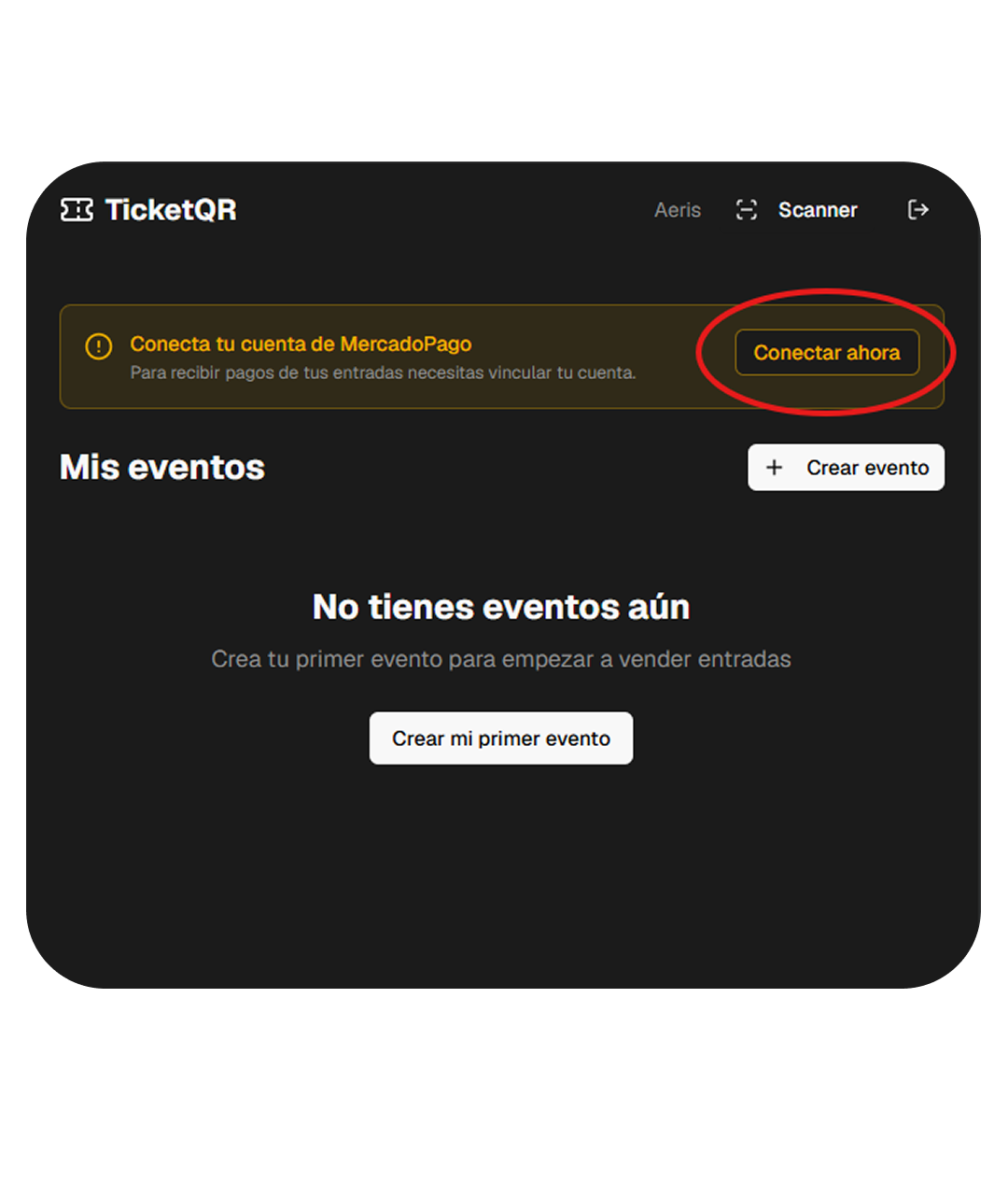 Captura: Conectá Mercado Pago